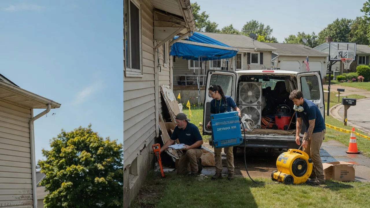 Ceiling Leak Cleanup in Lyndon, IL near me